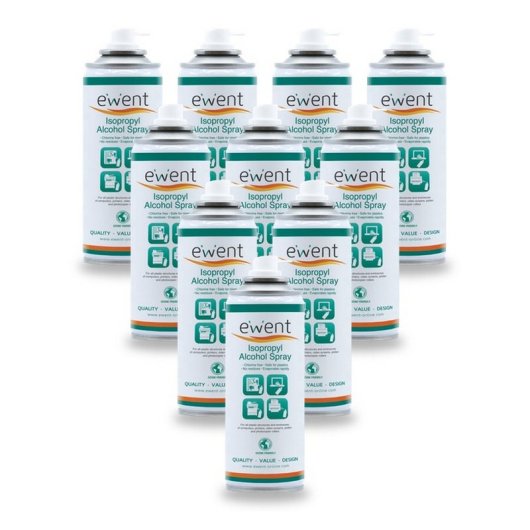 Ewent Pulverizador de Alcohol Isopropílico 200ml Pack 10 Unidades