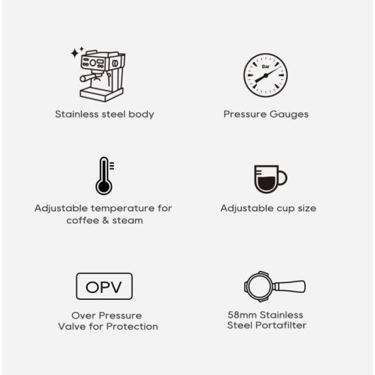 Machine à café tout-en-un compacte HiBREW H7 Lite noire