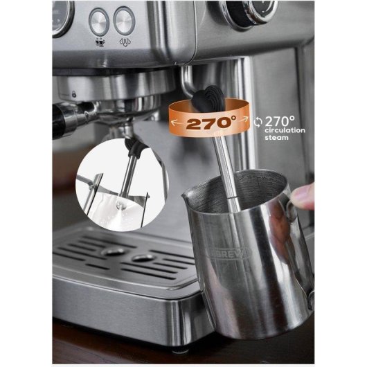 Machine à café tout-en-un compacte HiBREW H7 Lite noire