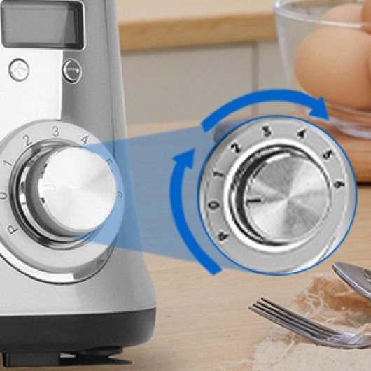 Batidora Planetaria BioloMix BM601 1200W 6L 6 Velocidades + Pulse Plata