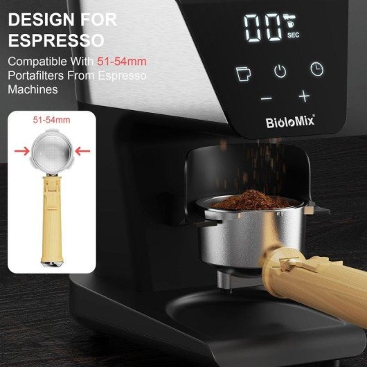 Macinacaffè BioloMix BG706 Moli conici 30 impostazioni
