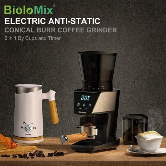 Macinacaffè BioloMix BG706 Moli conici 30 impostazioni