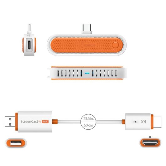 Drahtloser Bildschirmadapter j5create ScreenCast Mini Duo Full HD