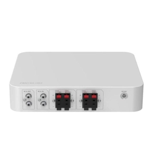 Amplificatore Hikvision 60 W Bluetooth USB RCA 2 zone bianco