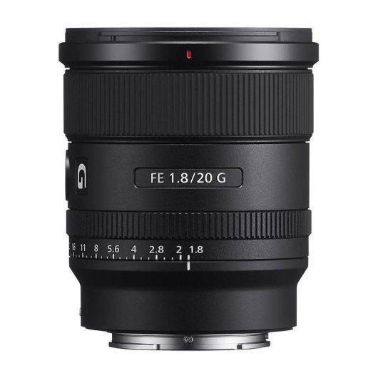 Objetivo Sony FE 20 mm F1.8 G Montura E