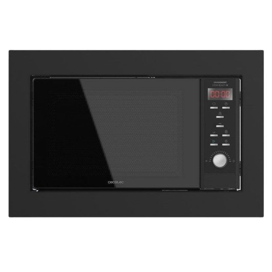 Micro-ondes Cecotec GrandHeat 2350 23L 900W Noir avec Grill et Ampoule Intelligente