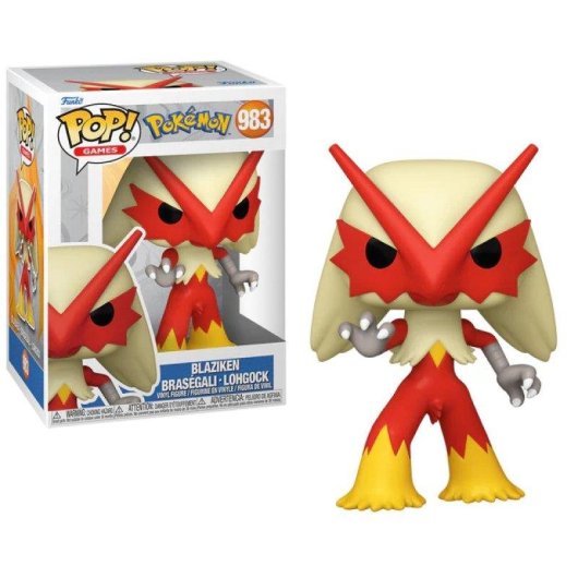 Figura Pokemon Blaziken Funko Multicolore