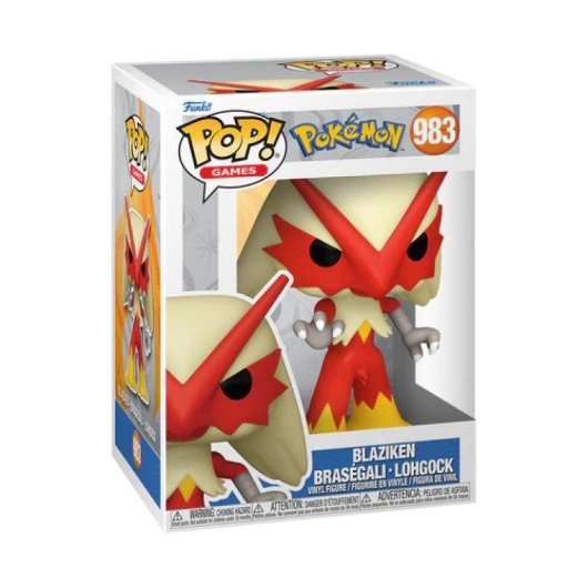 Figura Pokemon Blaziken Funko Multicolore