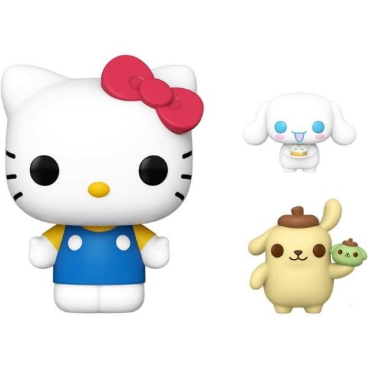 Figura Funko POP Jumbo Hello Kitty Cinnamoroll Pompompurin 3 Pack