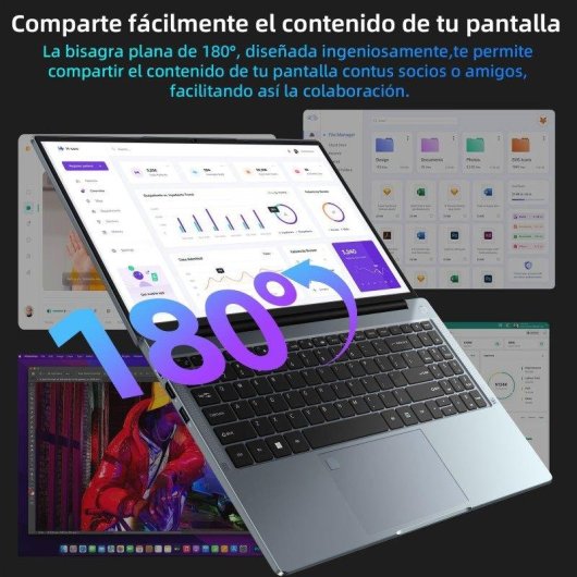 Portátil INTECHNE 15.6" Intel Core i7-1255U 16GB Windows 11 Pro 512GB SSD Inglés US pantalla Full HD