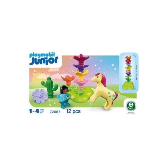 Playmobil Junior Jardin des licornes 72087 12 pièces