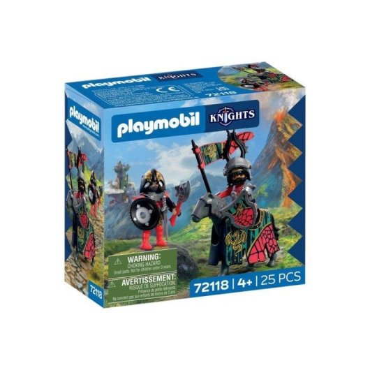 Playmobil Knights Leader Chevalier Dragon 72118 25 pièces