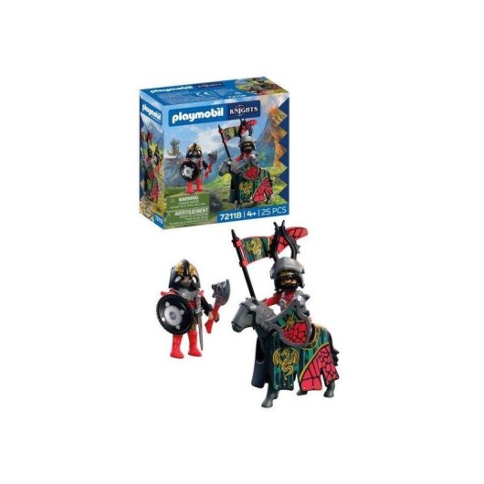 Playmobil Knights Leader Chevalier Dragon 72118 25 pièces
