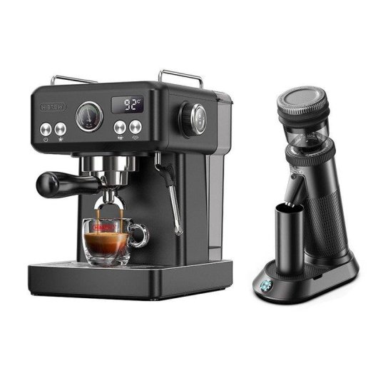 Pack macchina espresso HiBREW H10A + G5 20 bar, macinacaffè 36 livelli