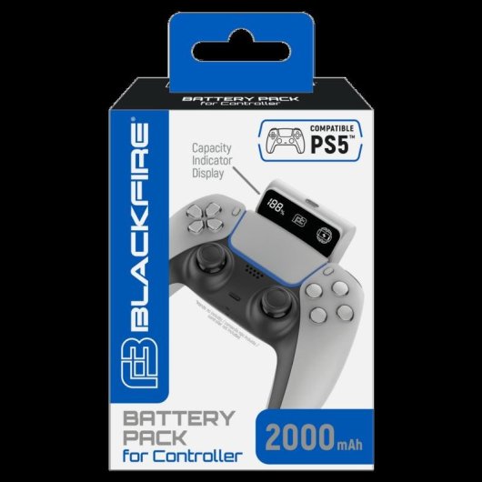 Batterie Ardistel Blackfire pour Manette PS5 2000 mAh LED USB-C
