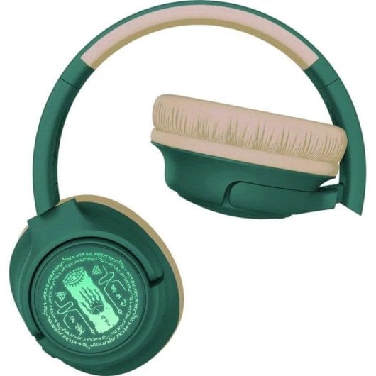 Auriculares OTL Zelda: Tears of the Kingdom inalámbricos Bluetooth gaming LED verde