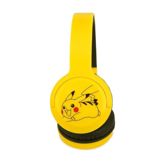 Auriculares OTL Pokémon Pikachu inalámbricos Bluetooth y con cable, LED amarillos