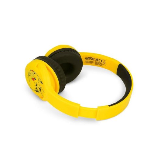 Auriculares OTL Pokémon Pikachu inalámbricos Bluetooth y con cable, LED amarillos