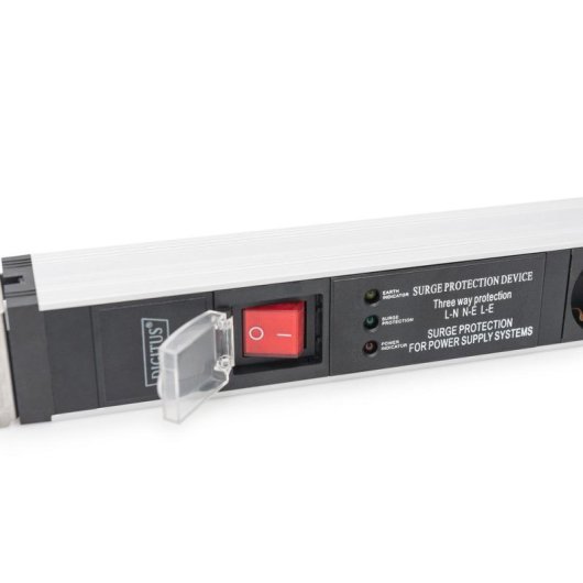 Multipresa Digitus DN-95433 5 prese con interruttore e protezione