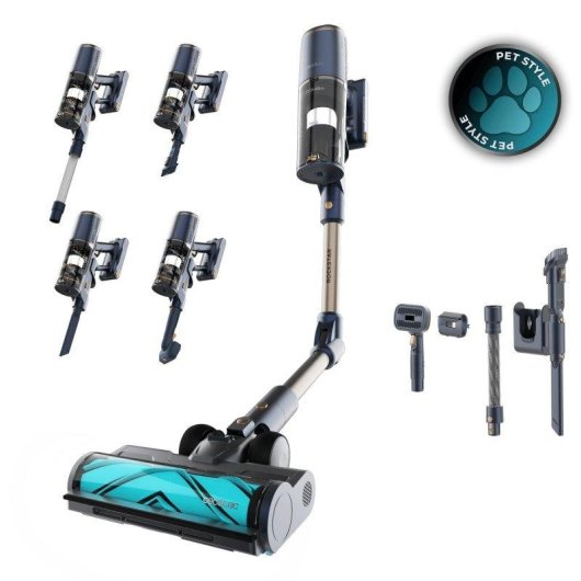 Aspiradora sin cable Cecotec Conga Rockstar RS100 Pet Flex Detect 830 W 70 min Mascotas
