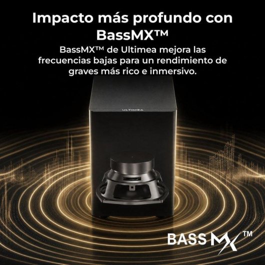 Barra de sonido Ultimea Poseidon R5T 5.1 Bluetooth HDMI eARC Dolby Atmos