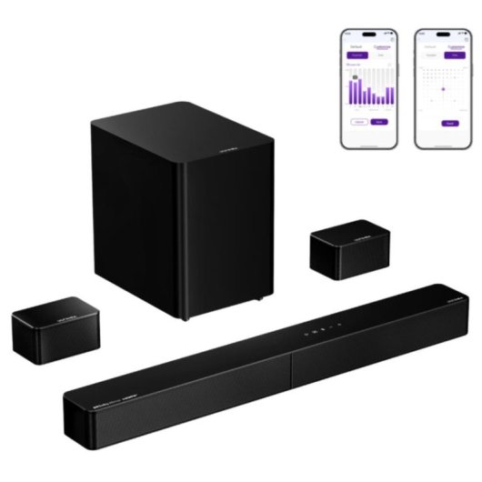 Barra de Sonido Ultimea Poseidon M100 7.1 HDMI eARC Bluetooth Dolby Atmos