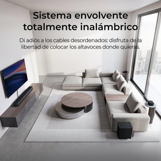 Barra de Sonido Ultimea Poseidon M100 7.1 HDMI eARC Bluetooth Dolby Atmos