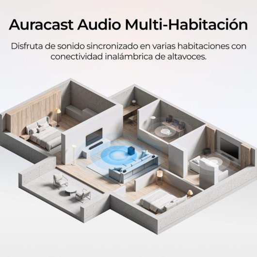 Barra de Sonido Ultimea Poseidon M100 7.1 HDMI eARC Bluetooth Dolby Atmos