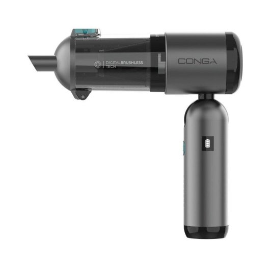 Aspiradora de Mano Cecotec Conga Rockstar Micro Hand Ultra Flex 20.000 Pa 35 min Gris