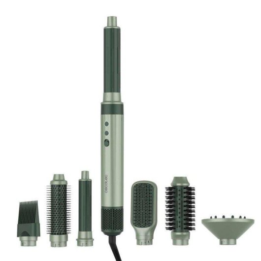 Multi-Haarstyler Cecotec AirGlisse 8in1 Olive 1400 W Coanda 3 Heizstufen 8 Aufsätze