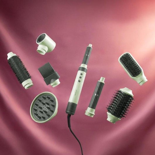 Multi-Haarstyler Cecotec AirGlisse 8in1 Olive 1400 W Coanda 3 Heizstufen 8 Aufsätze