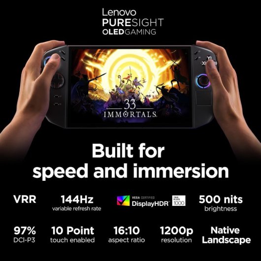 Lenovo Legion Go 2 Portable AMD Ryzen Z2 512 Go OLED Noir Eclipse