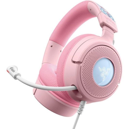 Auricolari Razer Kraken V4 X con cavo USB Gaming RGB Sylveon Rosa e Blu