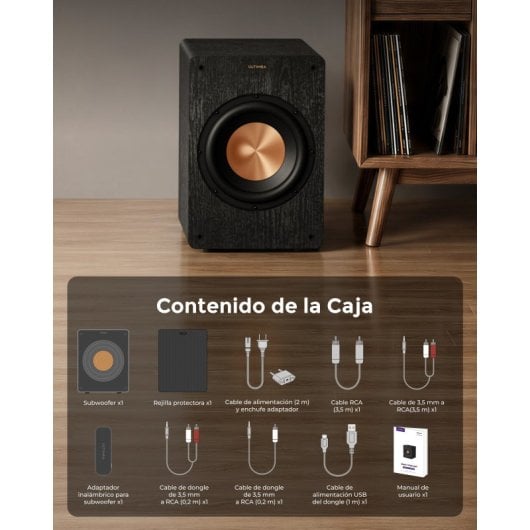 Subwoofer attivo Ultimea SUB10 10" wireless, 550 W e controllo via app
