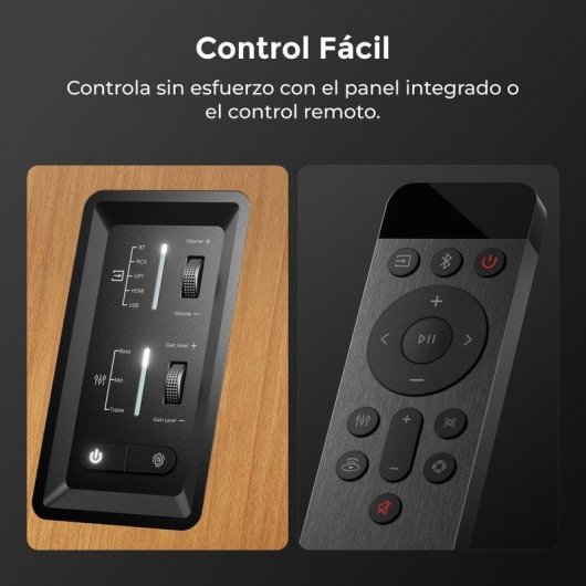 Enceintes bibliothèque Ultimea 3 voies, HDMI, Bluetooth, 70 W, Auracast