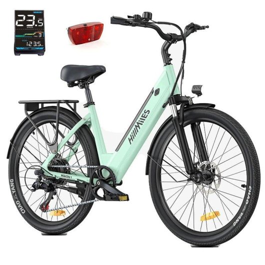 Bicicleta elétrica HillMiles MileCity 1 Upgrade 26 polegadas 36 V 13 Ah 250 W