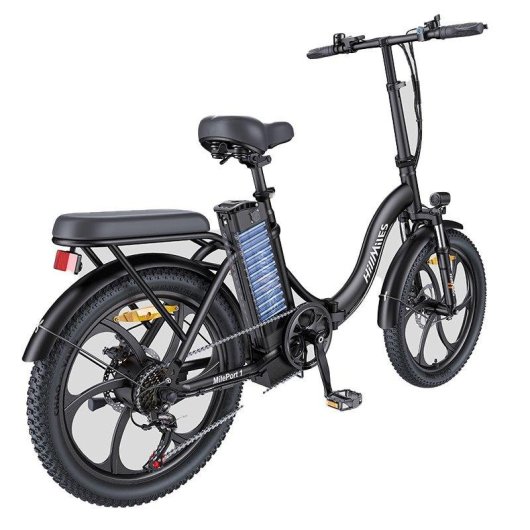 Bicicleta elétrica dobrável HillMiles MilePort 1 Upgrade 20" 250 W 13 Ah verde
