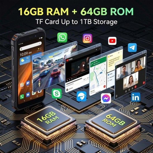 Oukitel G3 4G 4 GB 64 GB 6" Preto