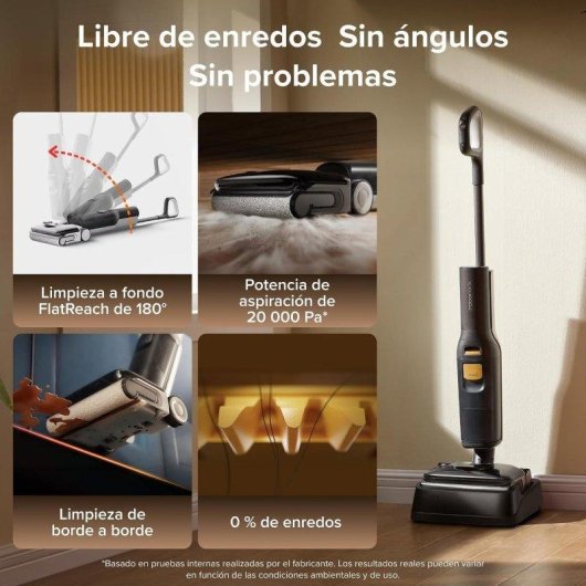 Aspiradora-fregona sin cable Roborock F25 BX Gen 2 20.000 Pa 180°