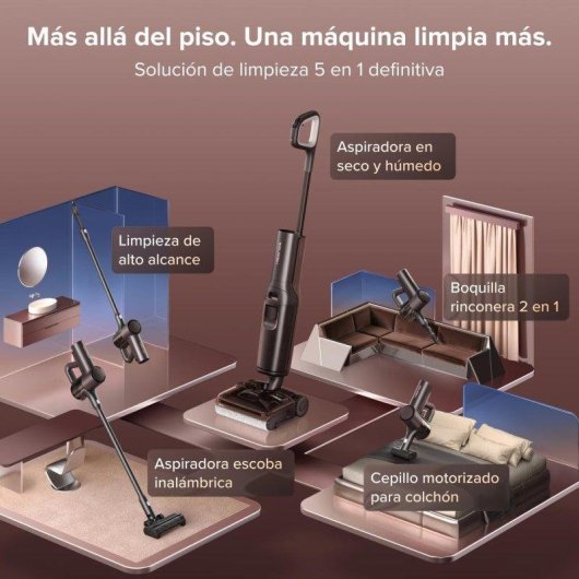 Aspirador Robô com Mopa Roborock F25 Pro Turbo Combo 5 em 1 25.000 Pa