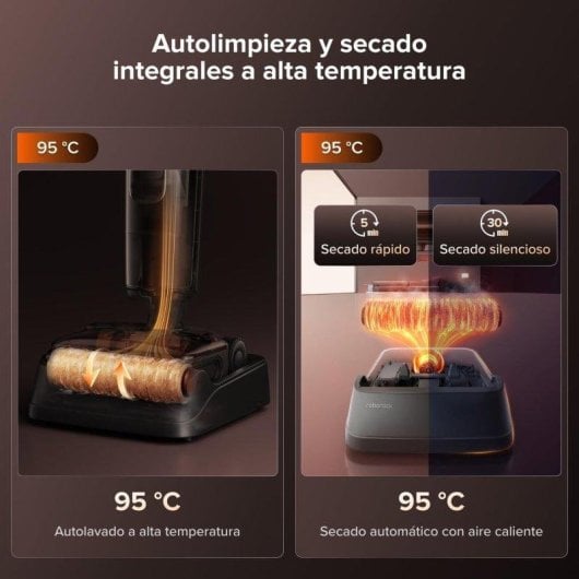 Aspirador Robô com Mopa Roborock F25 Pro Turbo Combo 5 em 1 25.000 Pa