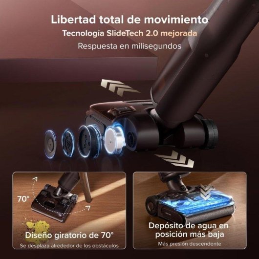 Aspirador Robô com Mopa Roborock F25 Pro Turbo Combo 5 em 1 25.000 Pa