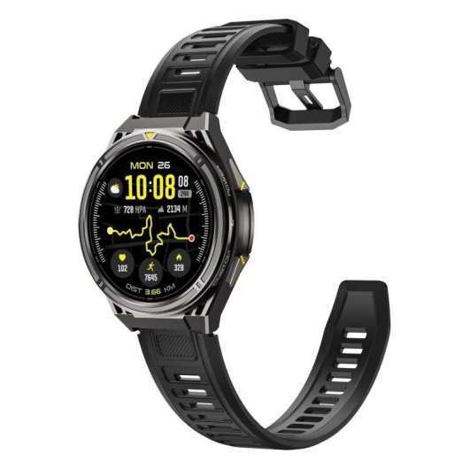 Cubot GT5 Bluetooth 6.0 GPS L1+L5 49,5 mm AMOLED Schwarz