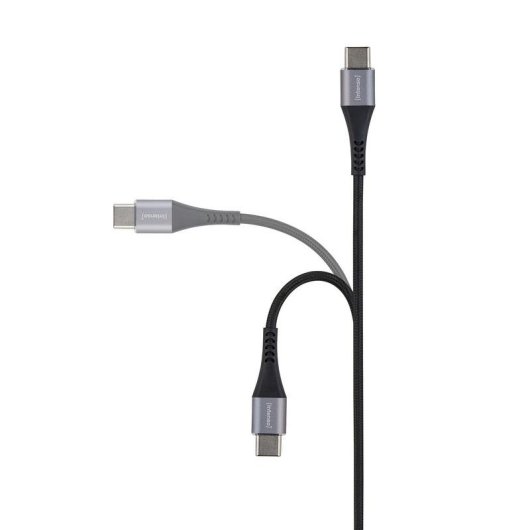 Cable de carga y datos Intenso C240C USB-C a USB-C 2 m 240 W negro pack doble