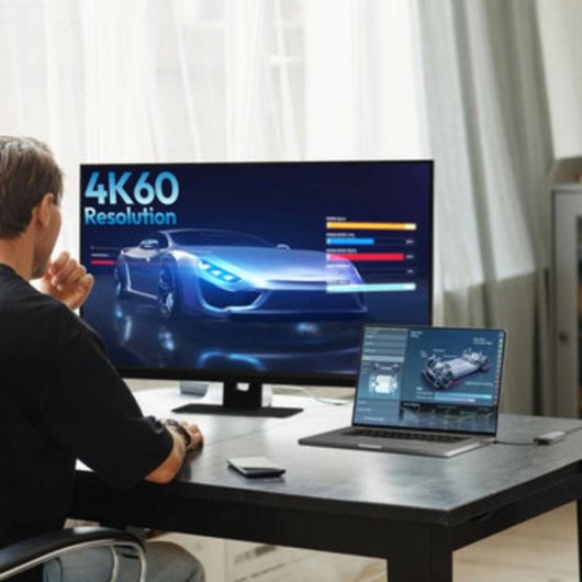 Hub j5create JCD3002 USB-C 7-in-1 4K 60 Hz 100 W Aluminium Grau