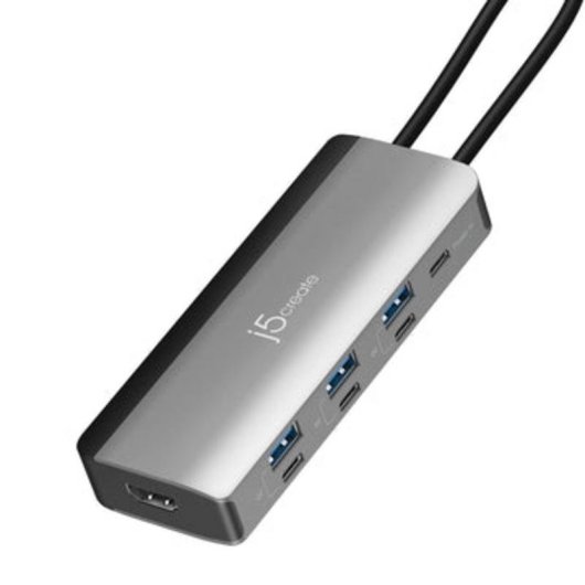 Hub j5create JCD362 Slim 8-in-1 USB-C HDMI 4K144