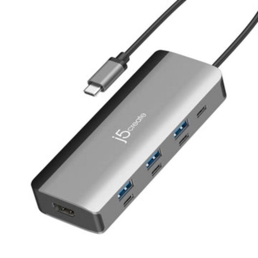 Hub j5create JCD362 Slim 8-in-1 USB-C HDMI 4K144