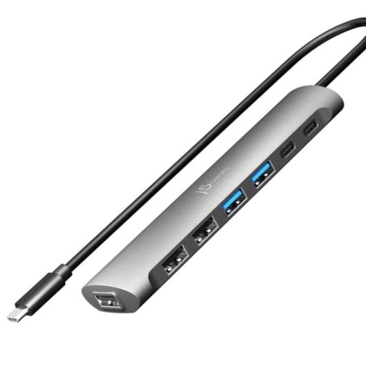 j5Create USB-C-Hub mit 7 Ports und 5 Gbit/s