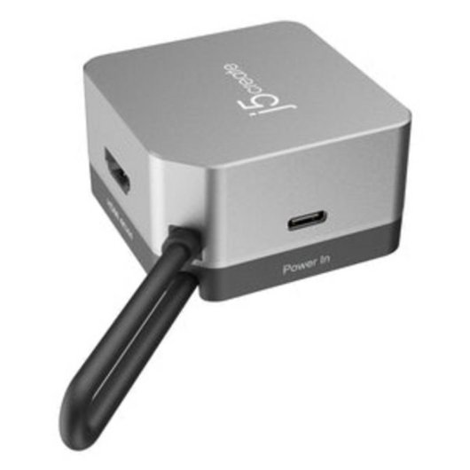 USB-C Hub Cube Plus 6 in 1 HDMI 4K 144 Hz Grau