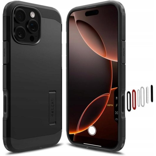 Capa Spigen Tough Armor T MagFit PC/TPU cinzenta MagSafe para iPhone 17 Pro